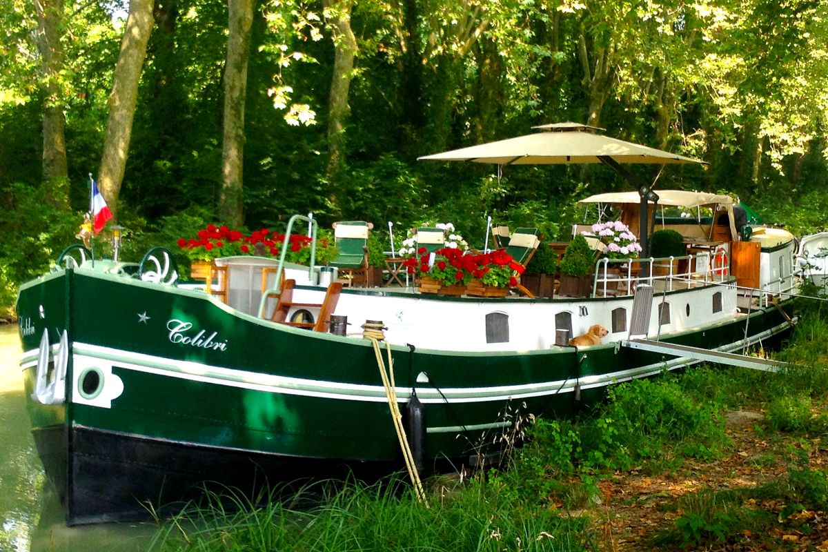 luxury canal barge cruises france
